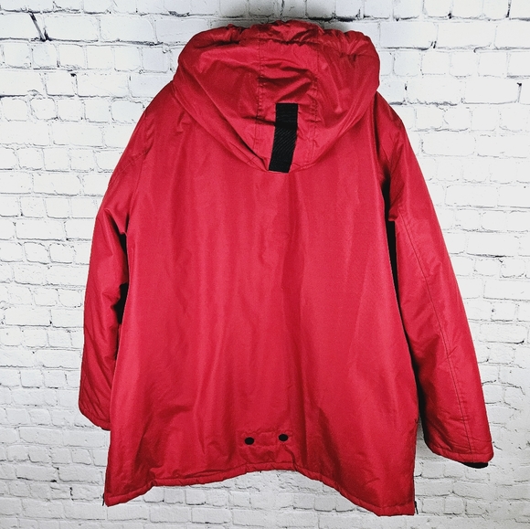MOUNTAIN RIDGE | double zip & snap button closure reflective warm winter parka - Picture 6 of 11